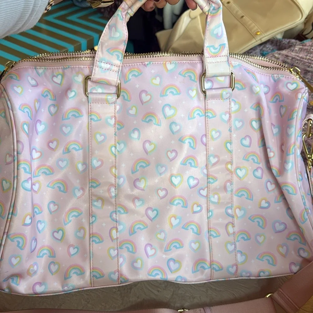Stoney clover lane x Barbie rainbow and hearts duffle bag - Picture 7 of 14